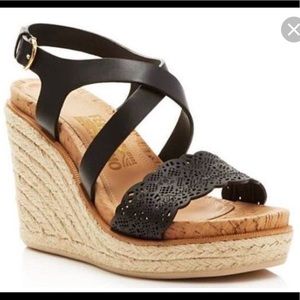Salvatore Ferragamo Gioela Wedge Espadrille Sandal